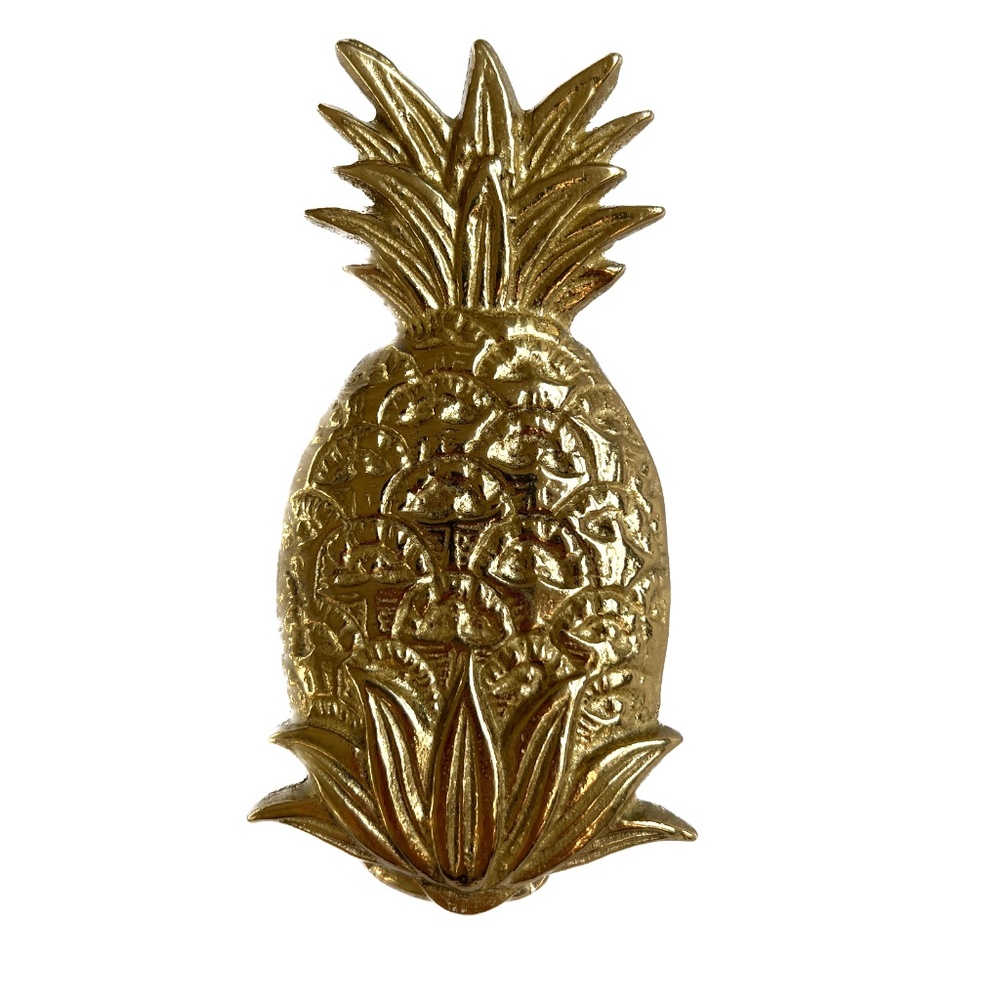 Brass Pineapple Door Knocker Handle Heavy